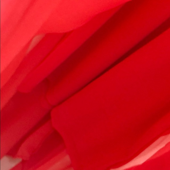 LAST 1! CORAL CHIFFON MAXI DRESS - Picture 7 of 7